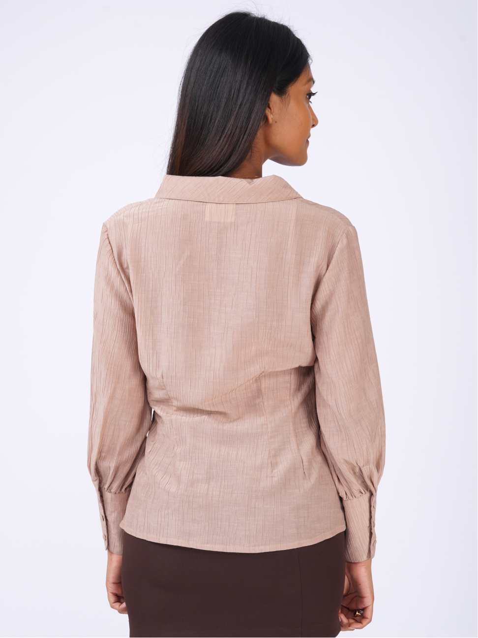 THE POWER COLLARED TOP