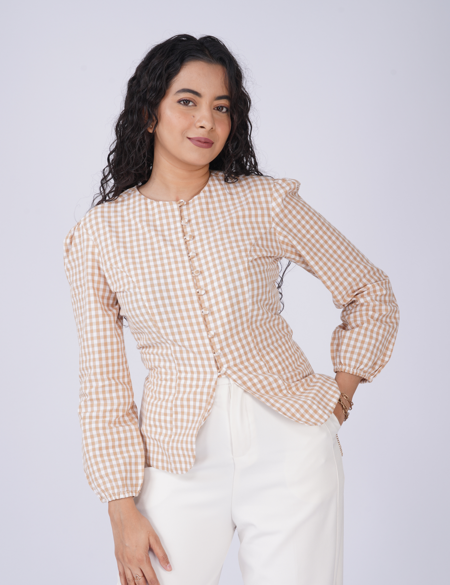 THE GINGHAM TOP