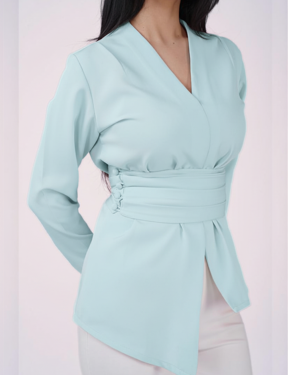 SCULPT WRAP TOP