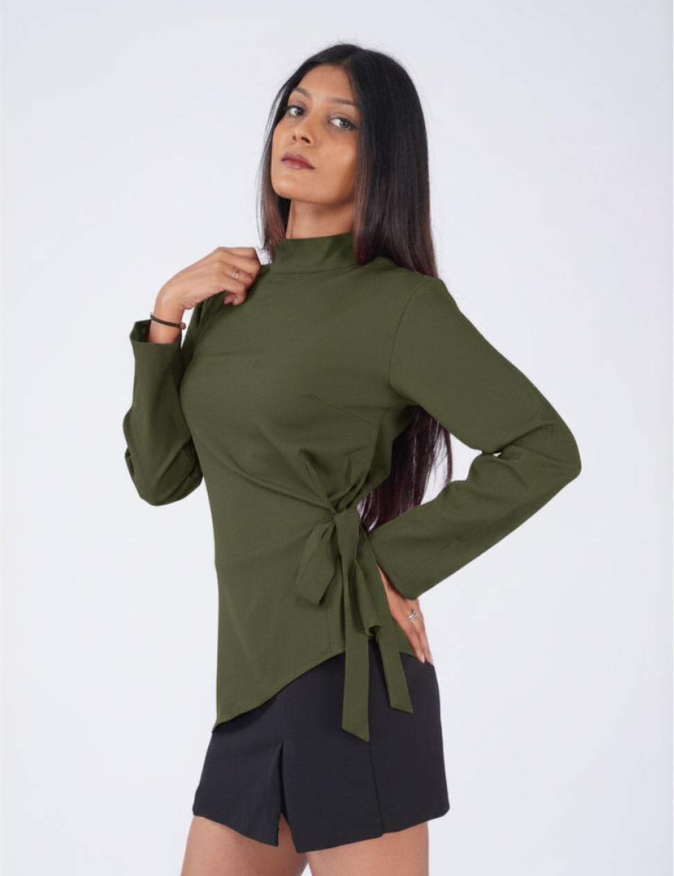 THE FORM TIE TOP