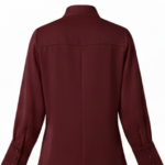 asymmetric high neck top